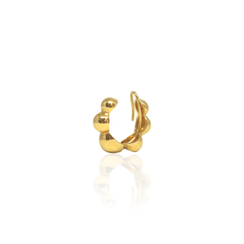 Piercing Fake Bolinhas em Ouro Amarelo
